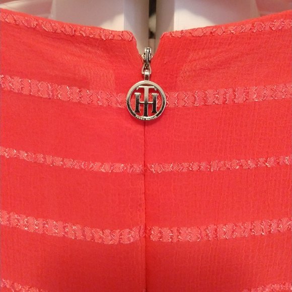 Tommy Hilfiger Women's Sleeveless Dress in Coral size 10. - Picture 8 of 9